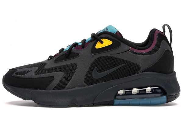 Nike Air Max 200 Black Bordeaux